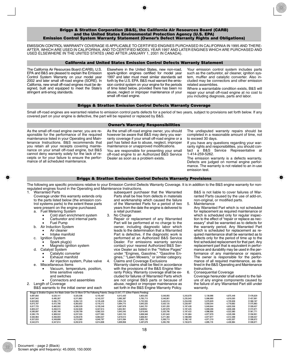 Vanguard 470000 User Manual | Page 18 / 20