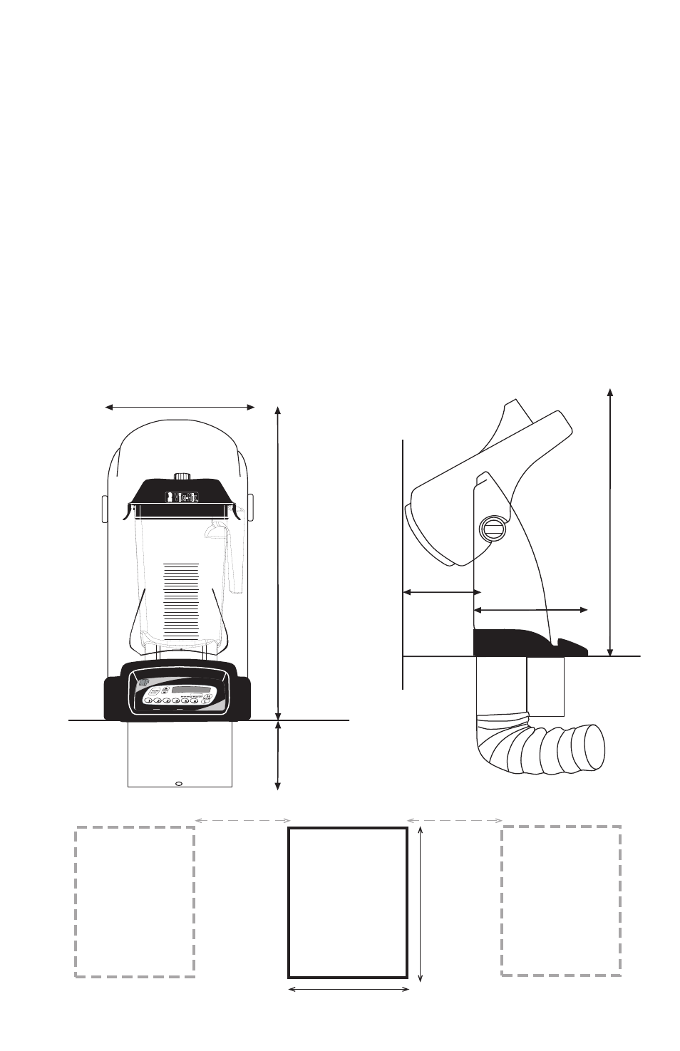 Blending station dimensions, Additional unit | Vita-Mix XTG012 User Manual | Page 11 / 28