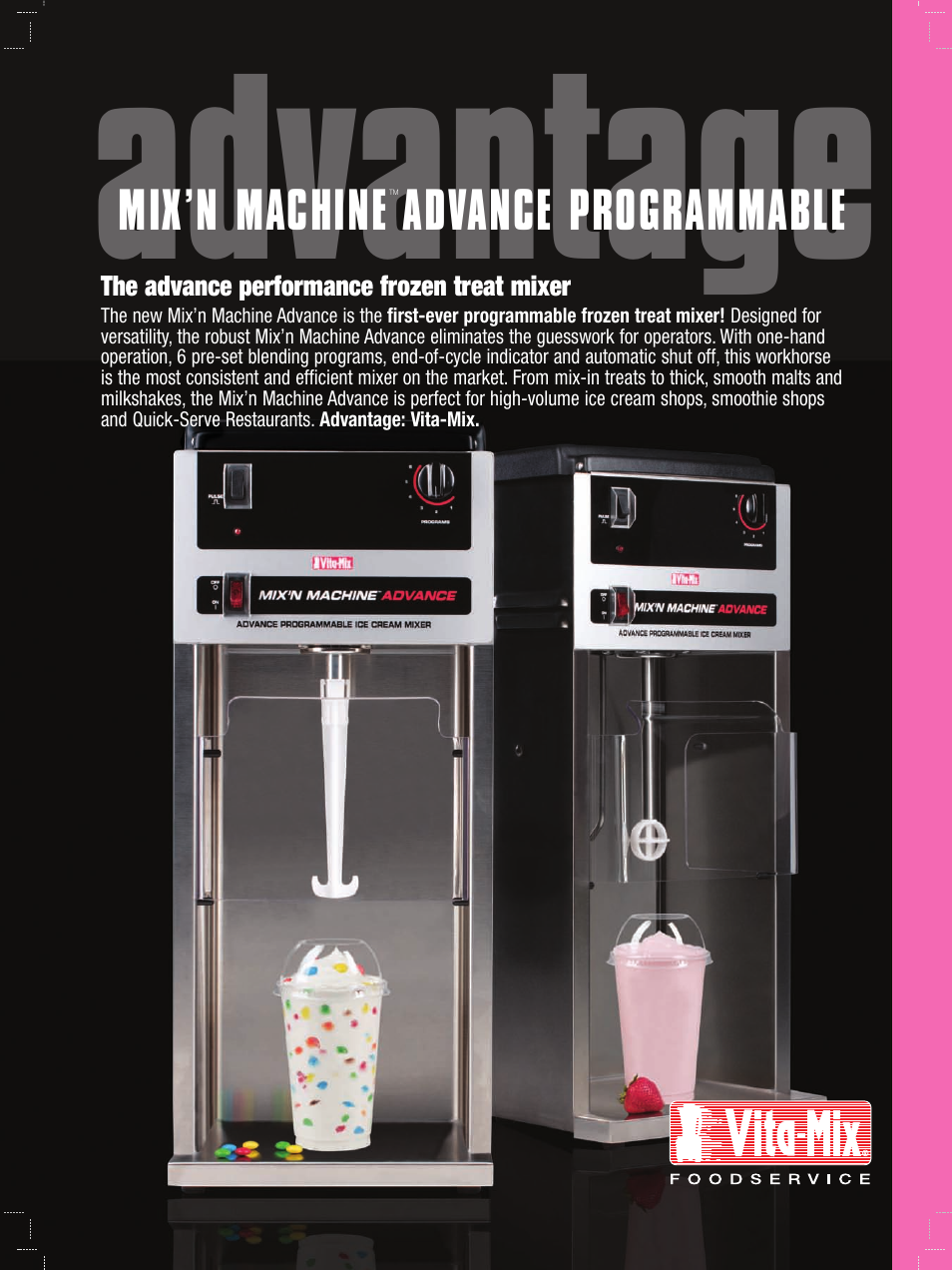 Vita-Mix Frozen Treat Mixer User Manual | 2 pages