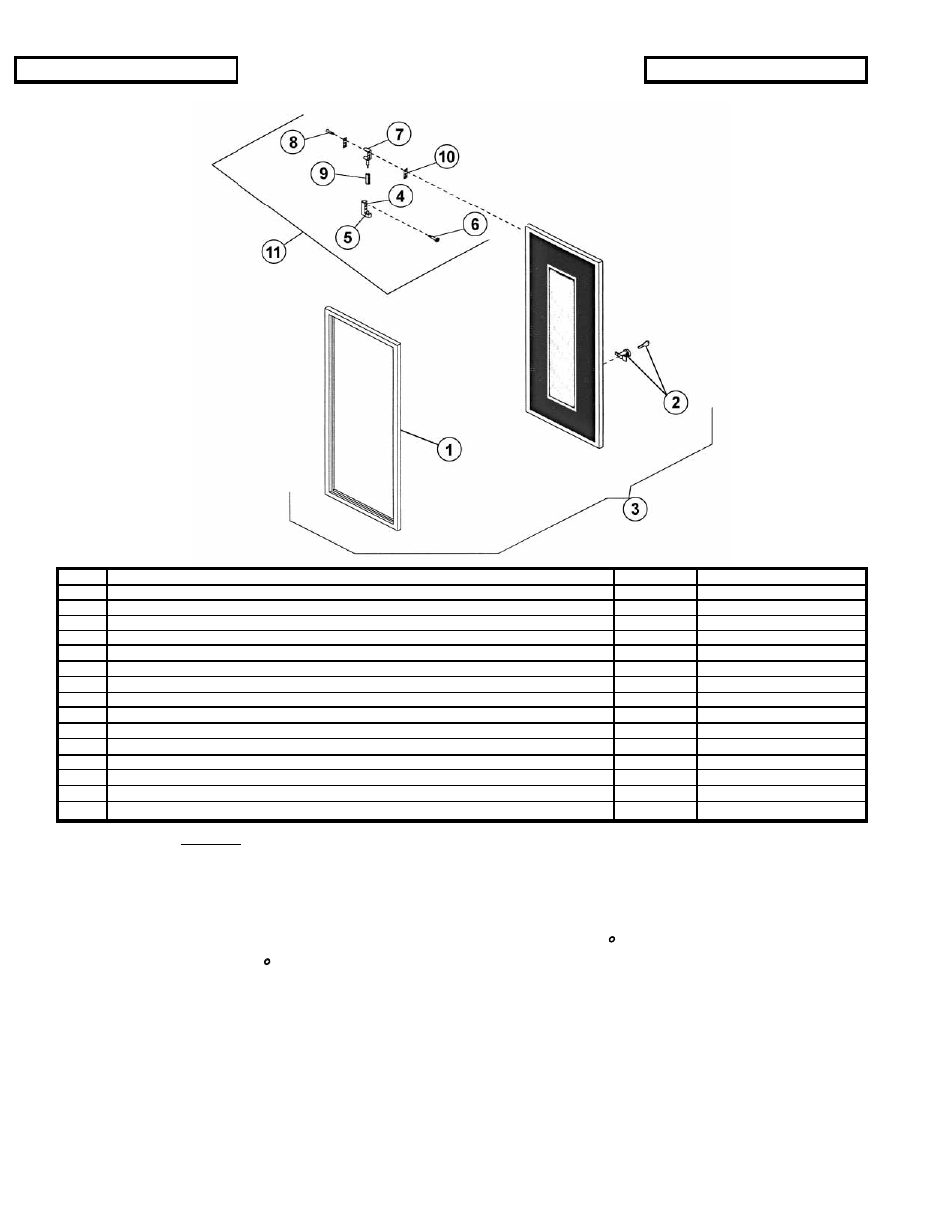 Figure 6-1a hinged vision panel door, F, 55% rh environment for refrigerated case (38, F) applications only | Victory Refrigeration V-Series User Manual | Page 28 / 42