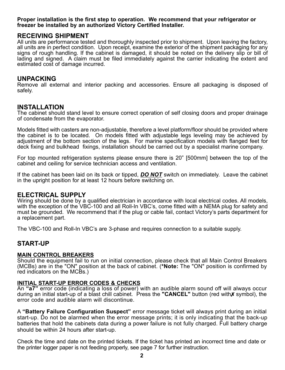 Victory VBC-660 User Manual | Page 6 / 46