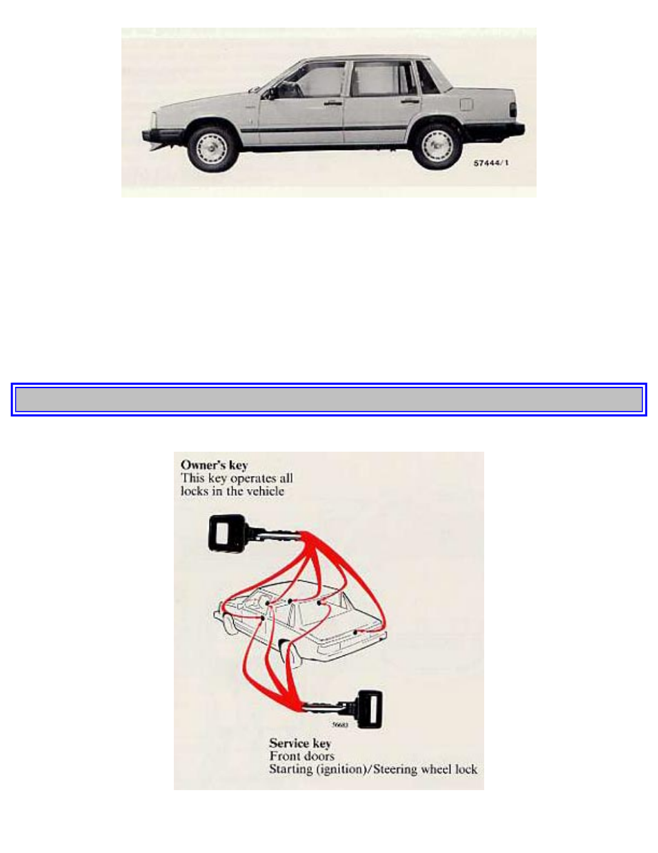 Pg. 3 keys | Volvo 740 GL User Manual | Page 2 / 138