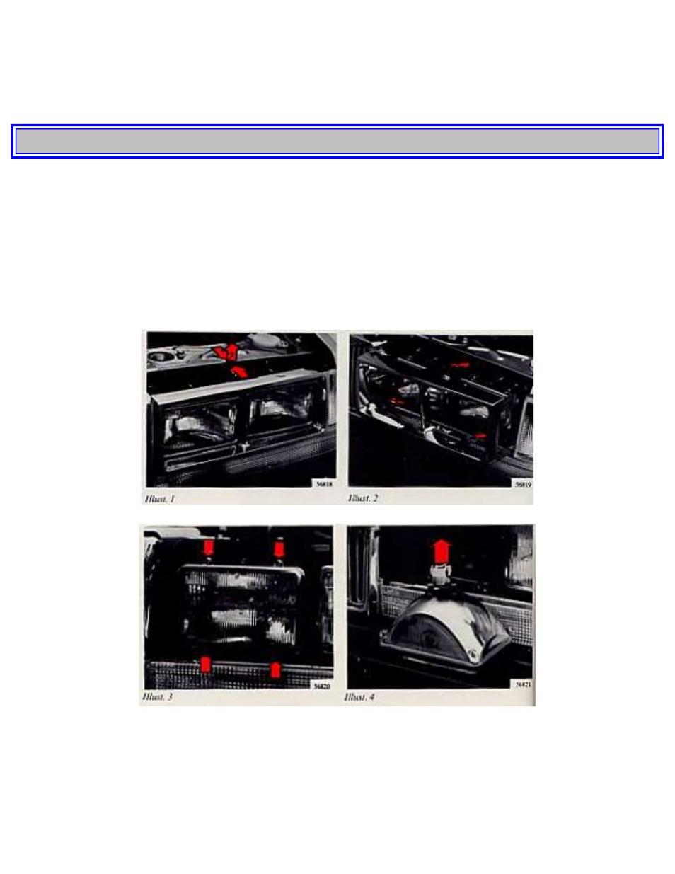 Pg. 64 replacing bulbs | Volvo 740 GL User Manual | Page 73 / 138