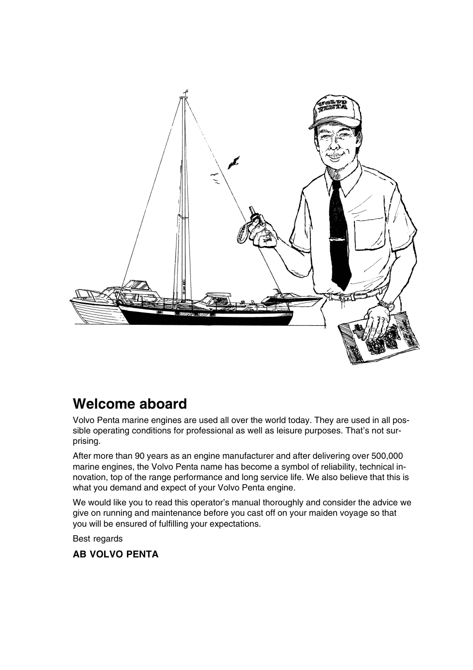 Welcome aboard | Volvo Penta D2-75 User Manual | Page 3 / 68
