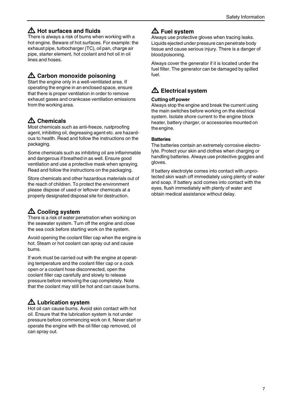 Volvo Penta D2-75 User Manual | Page 9 / 68
