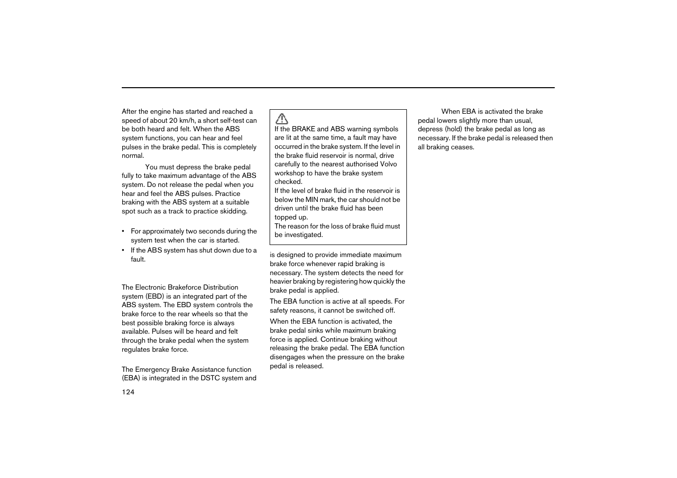 Volvo V70R User Manual | Page 125 / 254