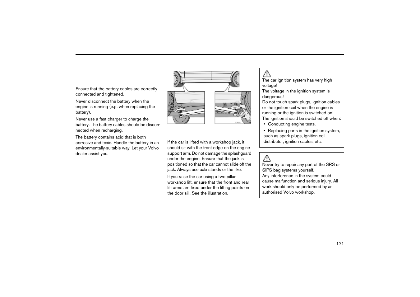 Self-maintenance | Volvo V70R User Manual | Page 172 / 254