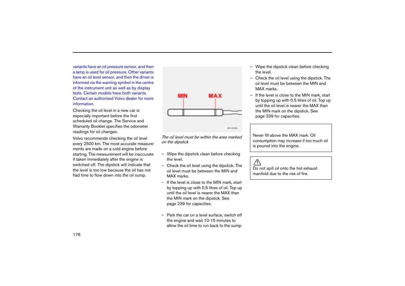 Volvo V70R User Manual | Page 177 / 254