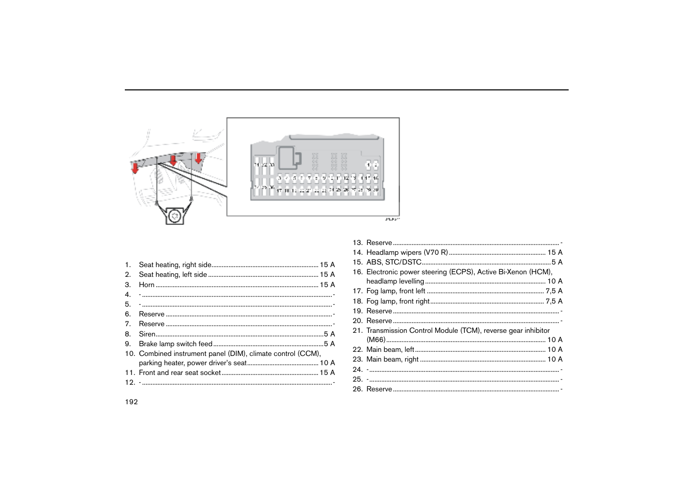 Volvo V70R User Manual | Page 193 / 254