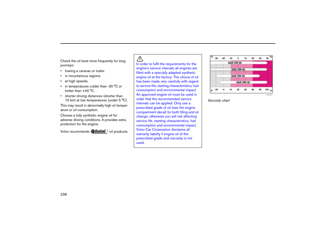 Engine oil | Volvo V70R User Manual | Page 239 / 254