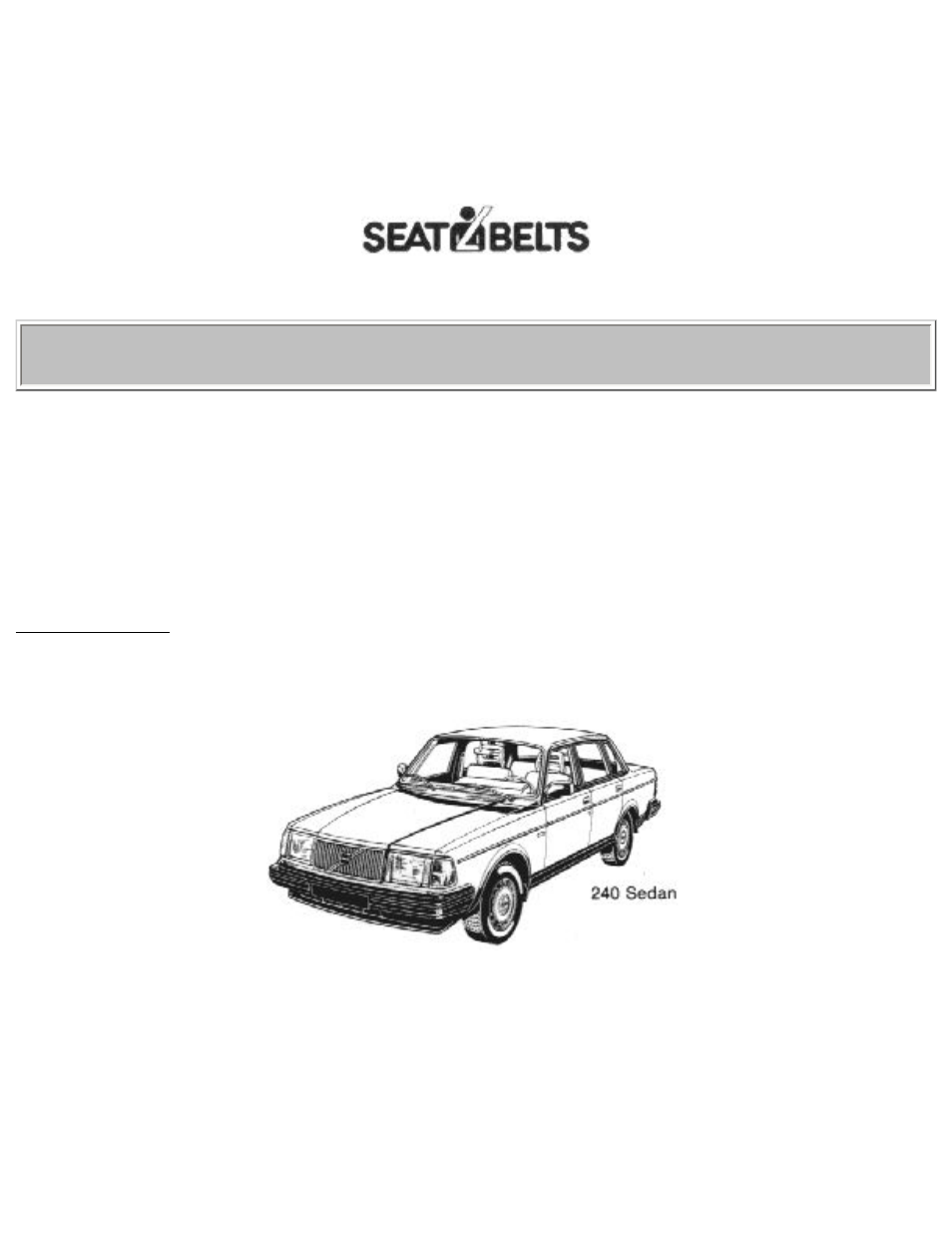 Volvo 1992 240 User Manual | Page 4 / 160
