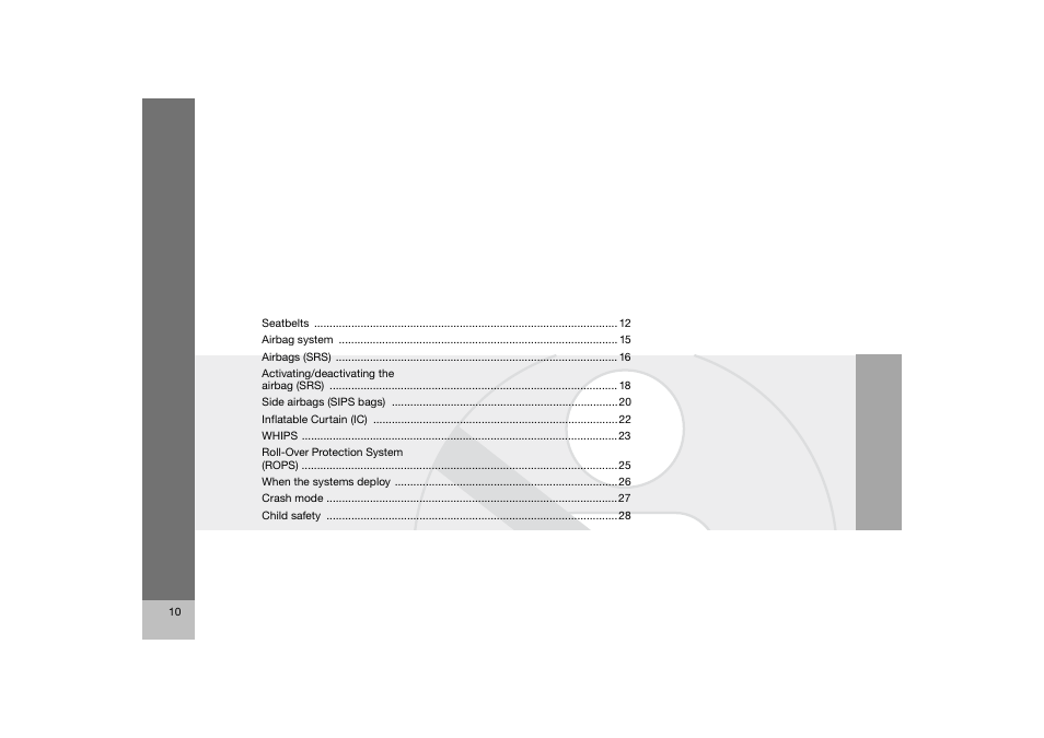 En_c70-w720_ 10.eps | Volvo 2008 C70 User Manual | Page 11 / 257
