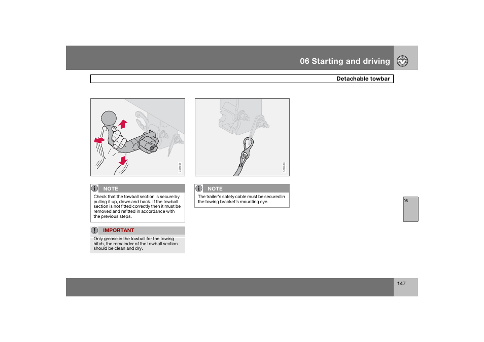 En_c70-w720_147.eps, 06 starting and driving | Volvo 2008 C70 User Manual | Page 148 / 257