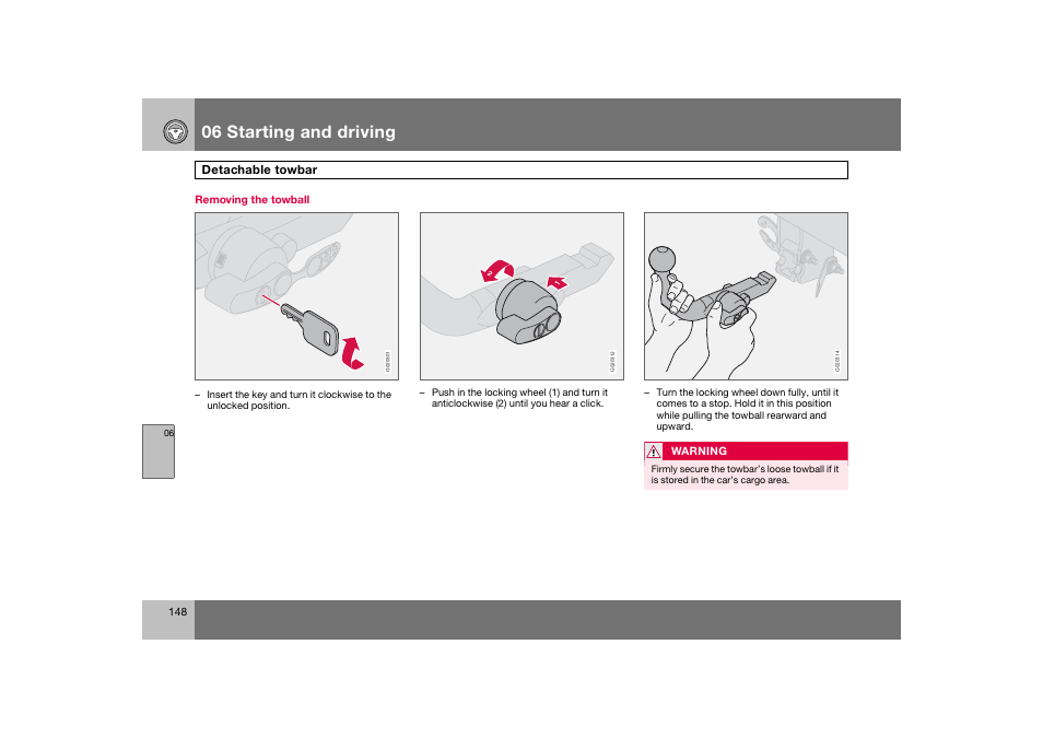 En_c70-w720_148.eps, 06 starting and driving | Volvo 2008 C70 User Manual | Page 149 / 257