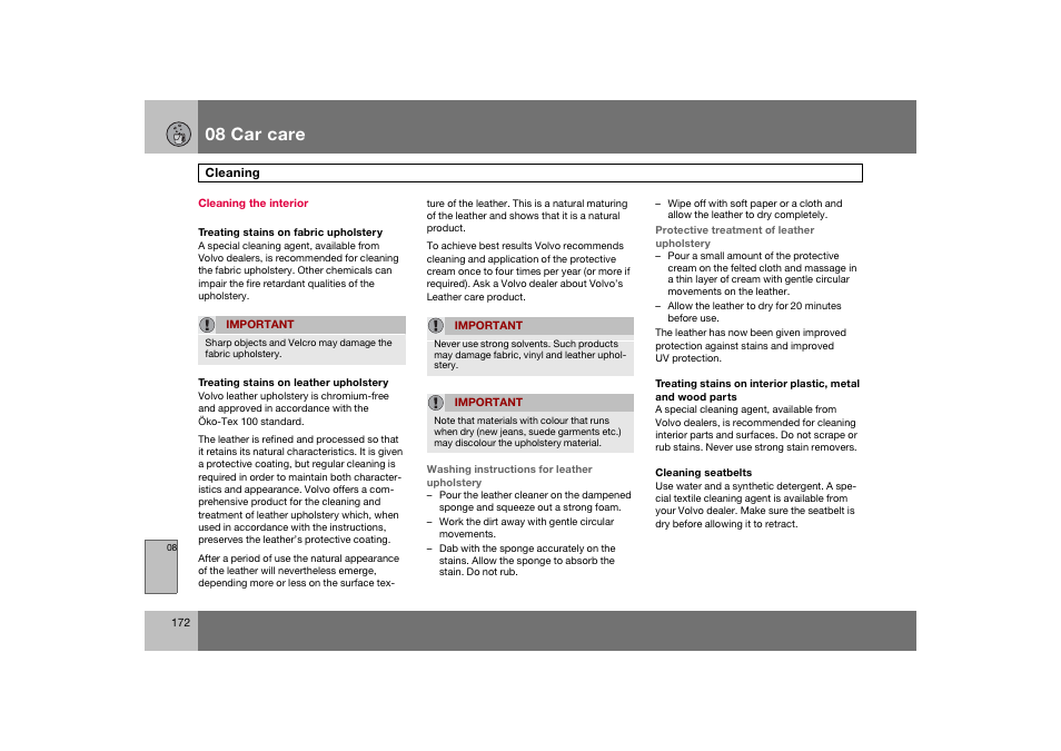 En_c70-w720_172.eps, 08 car care | Volvo 2008 C70 User Manual | Page 173 / 257