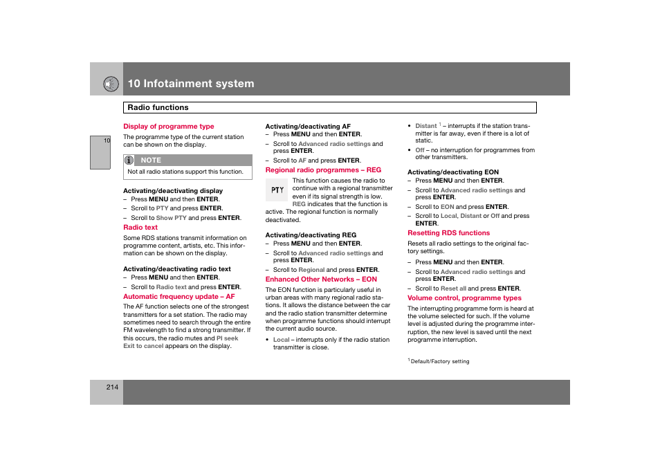 En_c70-w720_214.eps, 10 infotainment system | Volvo 2008 C70 User Manual | Page 215 / 257