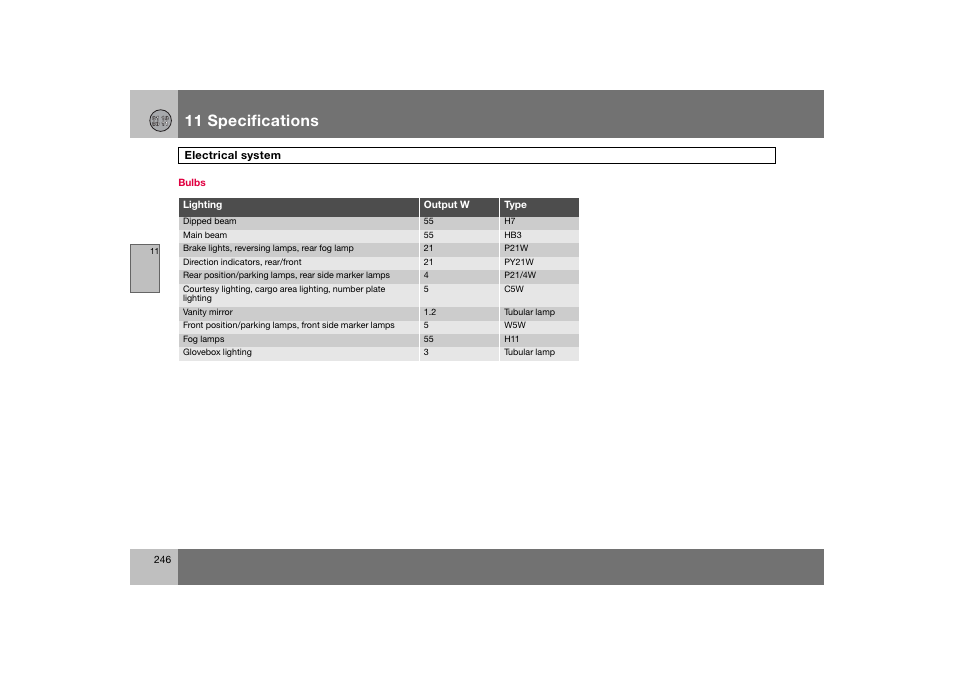 En_c70-w720_246.eps, 11 specifications | Volvo 2008 C70 User Manual | Page 247 / 257