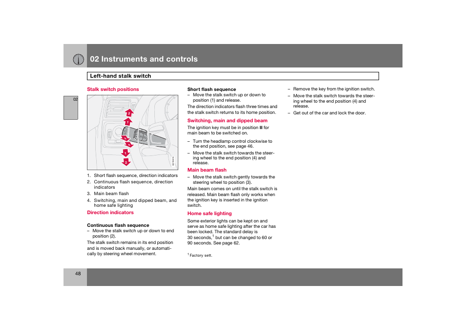 En_c70-w720_ 48.eps, 02 instruments and controls | Volvo 2008 C70 User Manual | Page 49 / 257