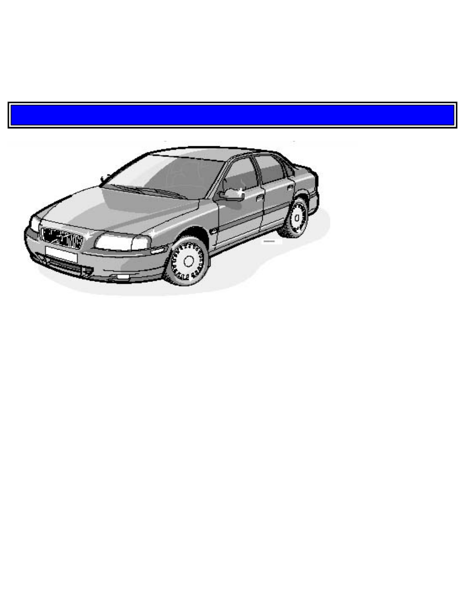 Volvo 2001 S80 User Manual | 225 pages