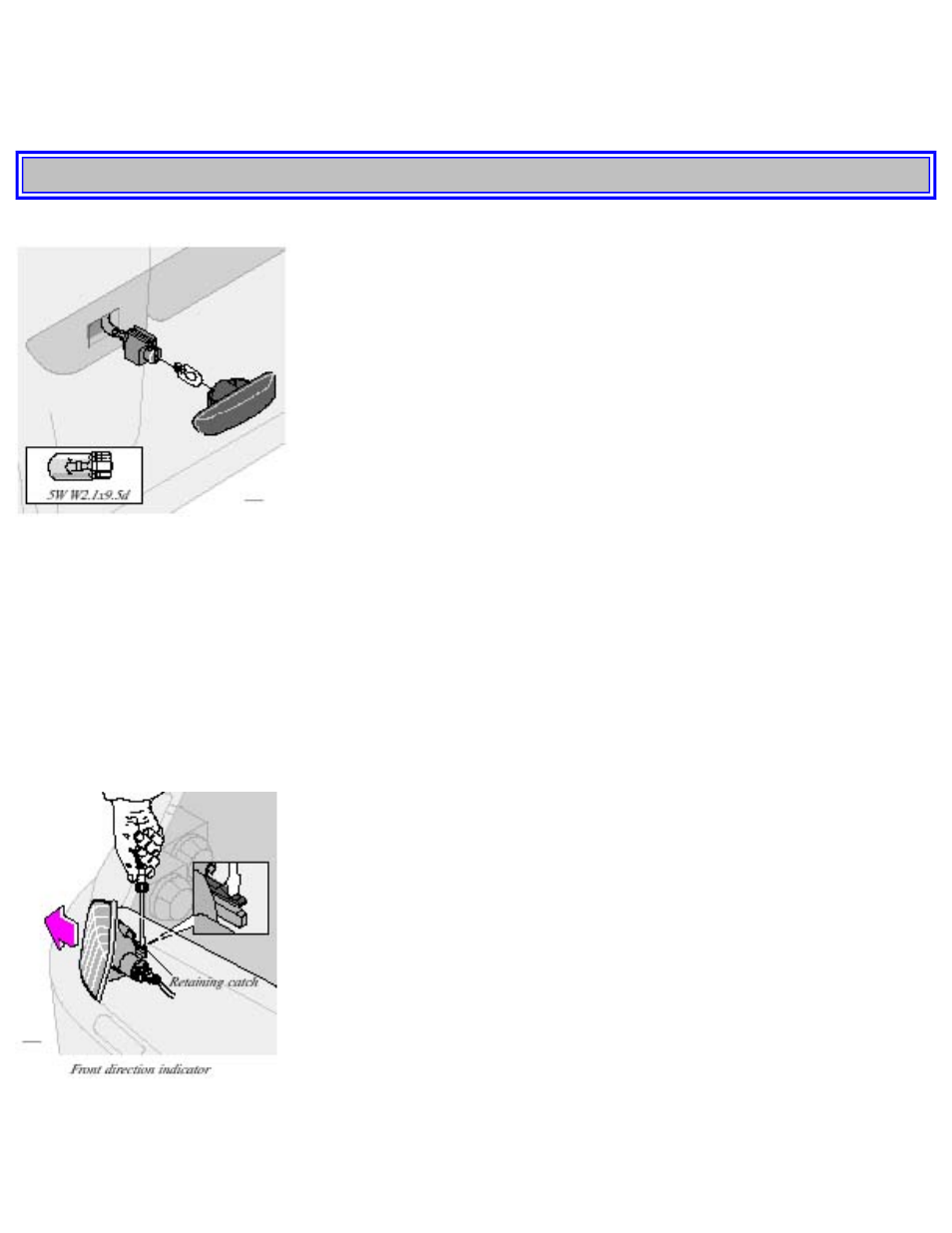 Pg.97 replacing bulbs | Volvo 2001 S80 User Manual | Page 141 / 225