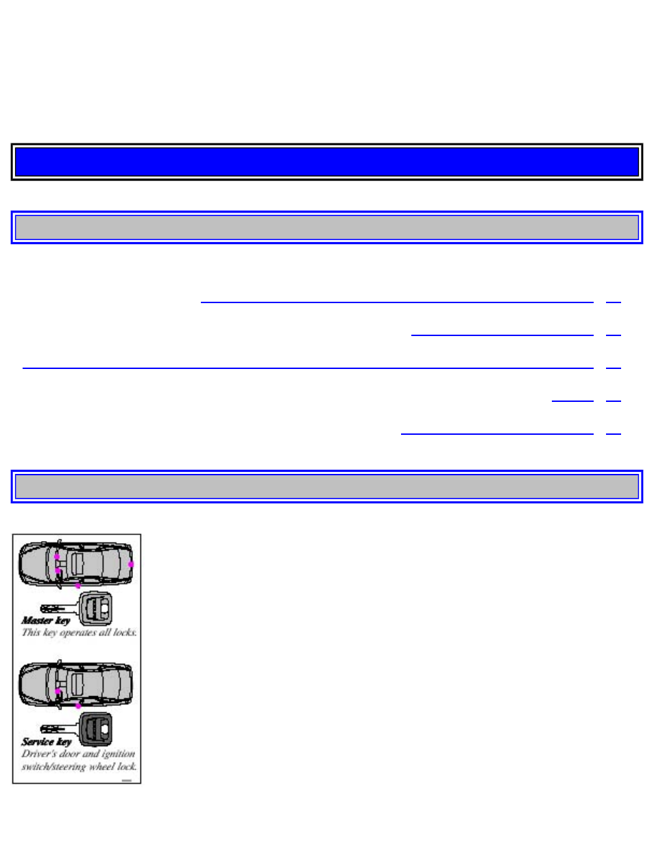 01s80_05.htm, 2001 volvo s80, Chapter 5 - keys, locks, alarm | Volvo 2001 S80 User Manual | Page 84 / 225