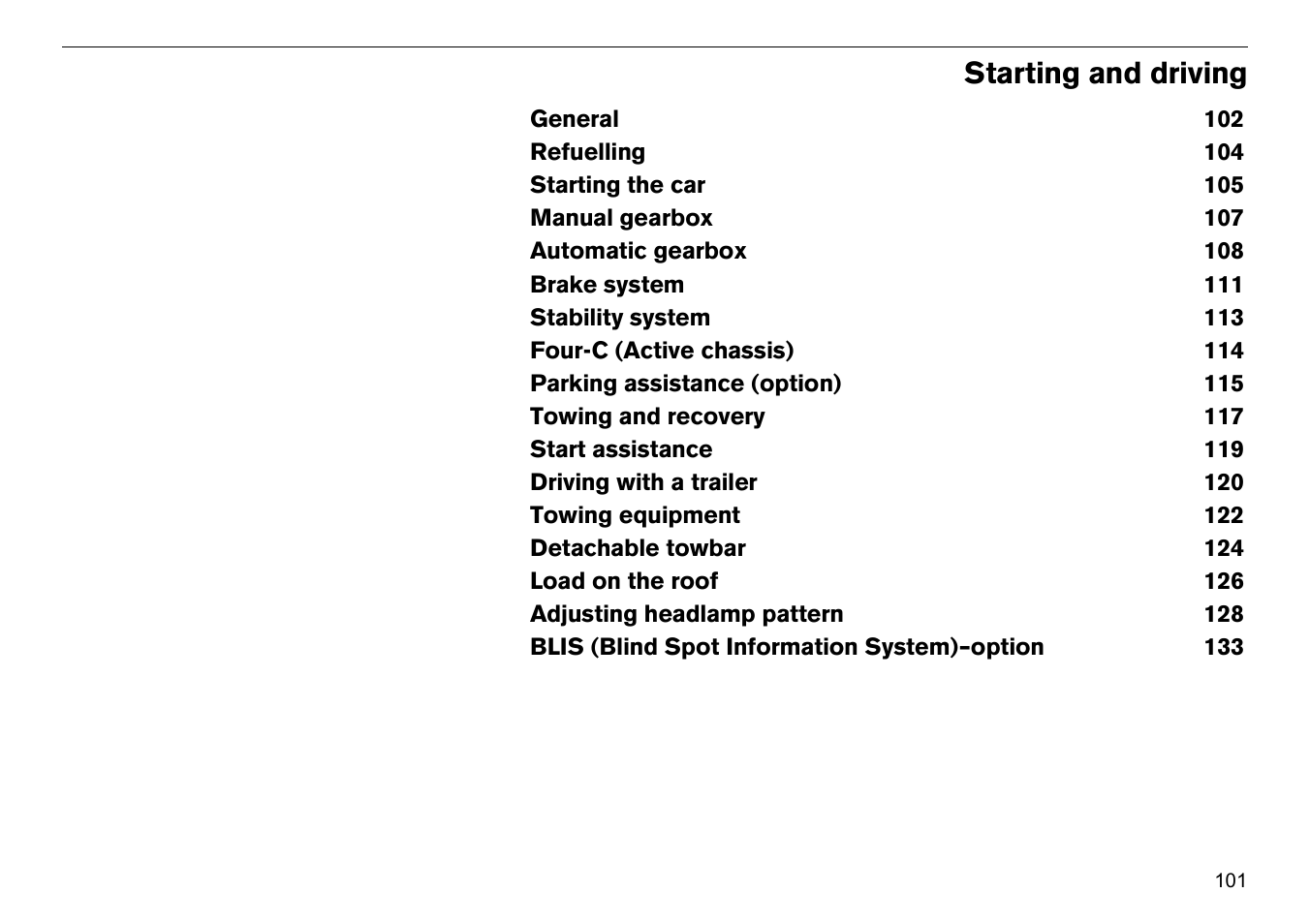 Starting and driving | Volvo S60R User Manual | Page 102 / 240