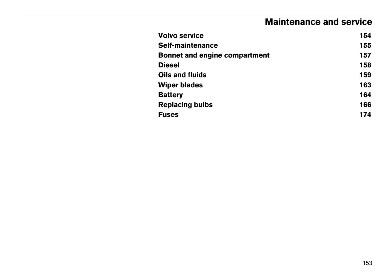 Maintenance and service | Volvo S60R User Manual | Page 154 / 240