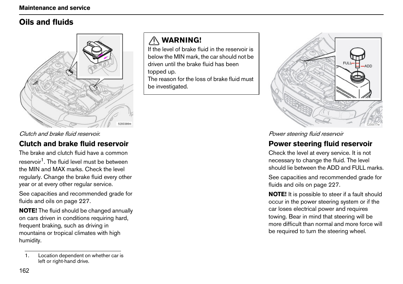 Oils and fluids | Volvo S60R User Manual | Page 163 / 240