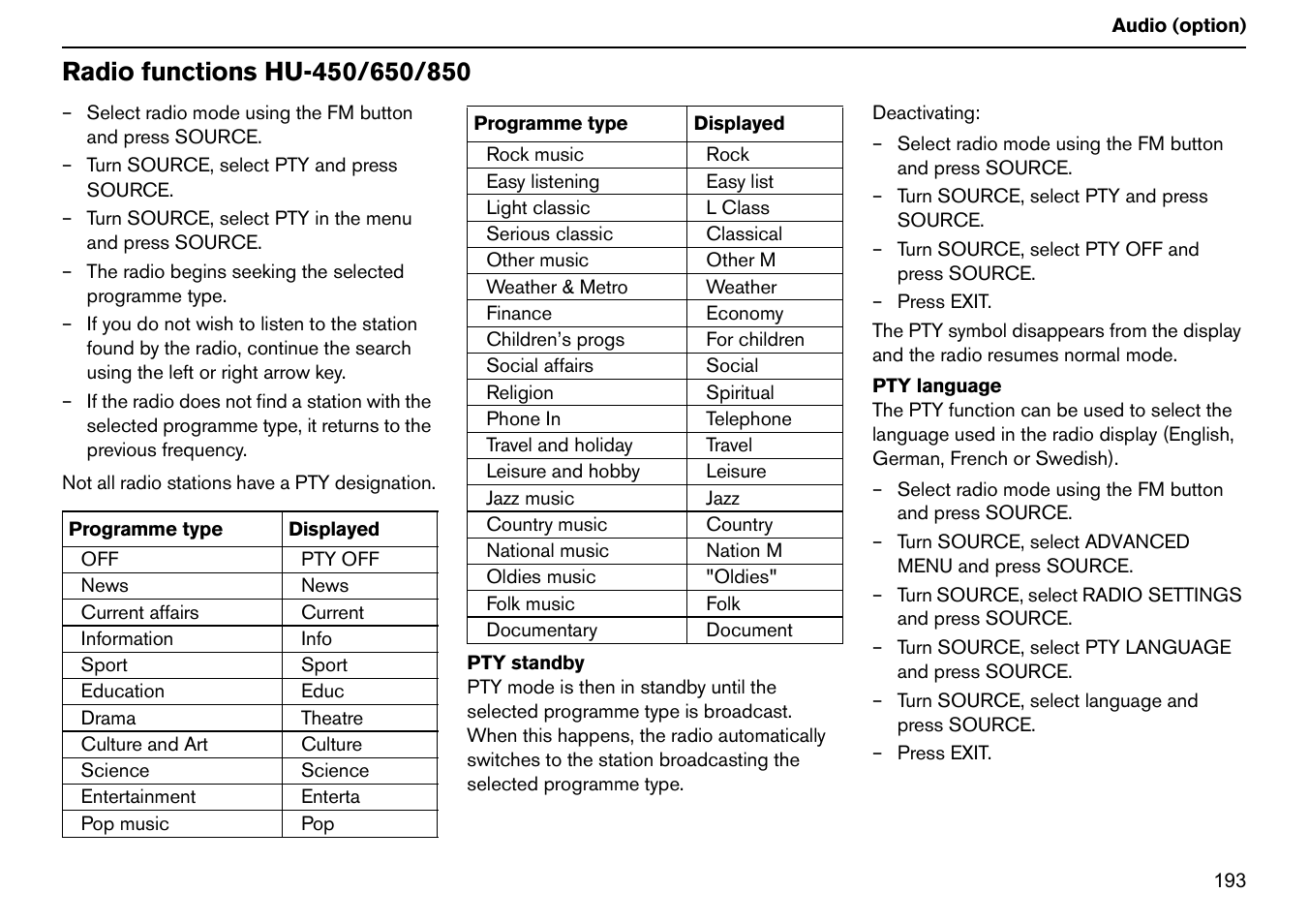 Volvo S60R User Manual | Page 194 / 240