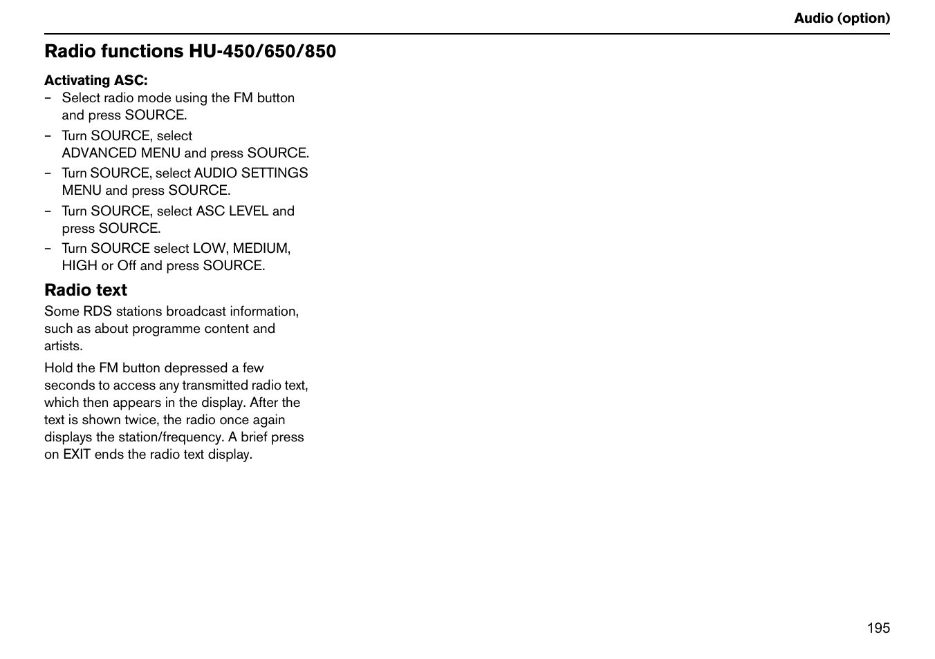 Volvo S60R User Manual | Page 196 / 240