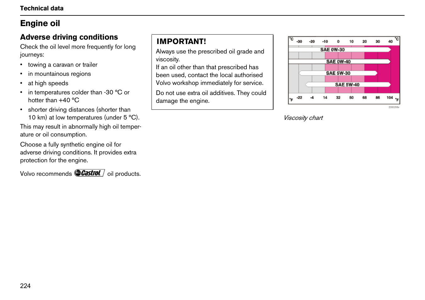 Engine oil | Volvo S60R User Manual | Page 225 / 240