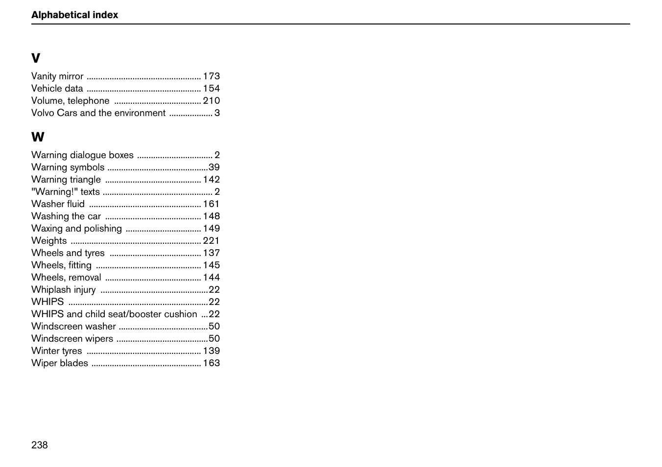 Volvo S60R User Manual | Page 239 / 240