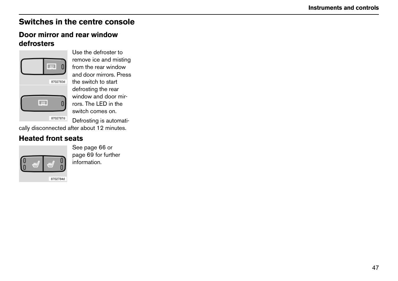 Volvo S60R User Manual | Page 48 / 240