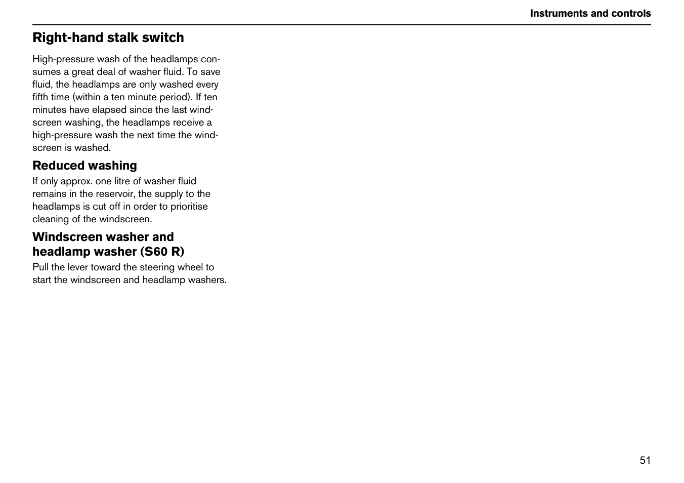 Volvo S60R User Manual | Page 52 / 240