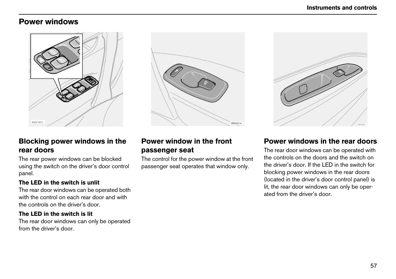 Volvo S60R User Manual | Page 58 / 240