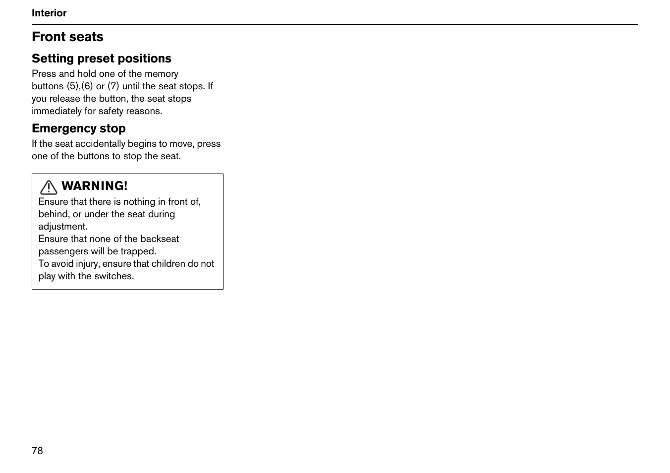 Volvo S60R User Manual | Page 79 / 240