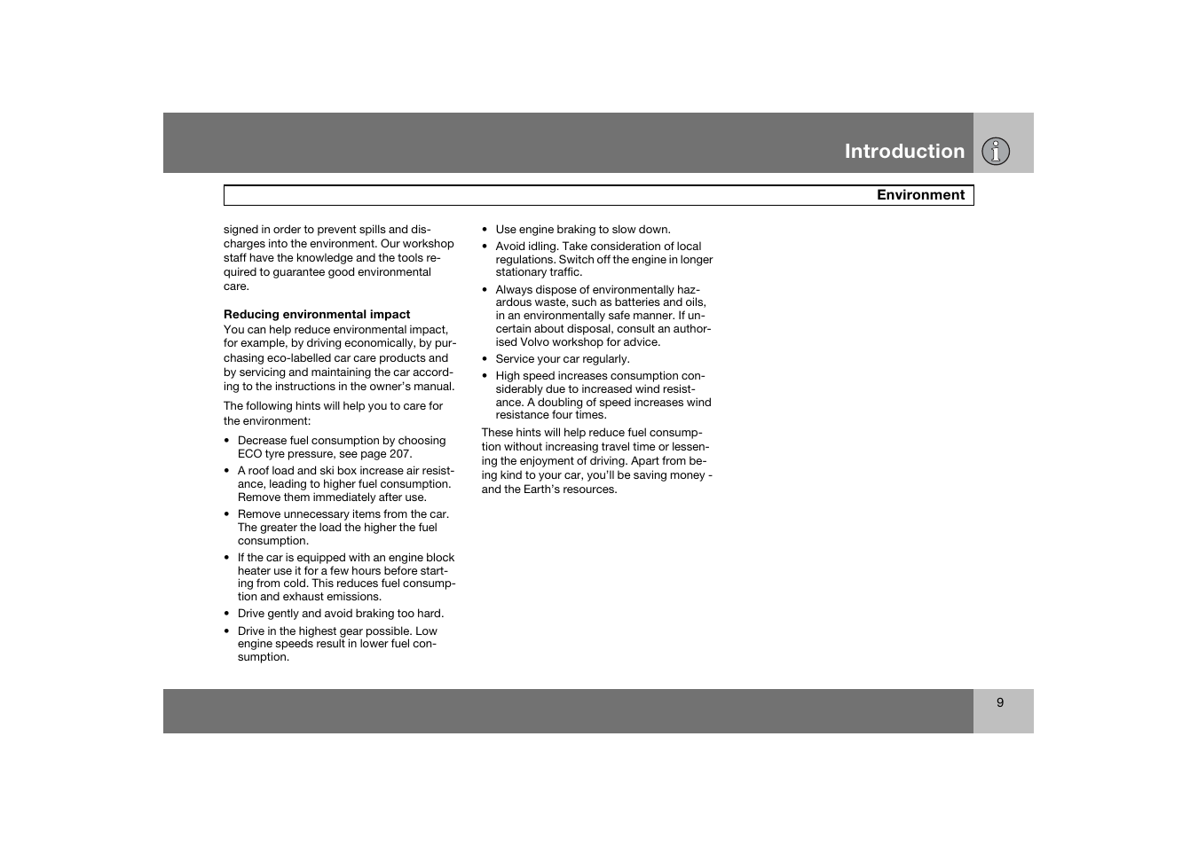 Introduction | Volvo 2007 S80 User Manual | Page 10 / 234
