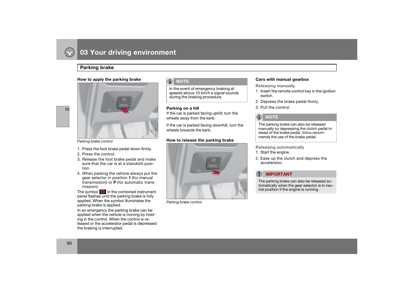 03 your driving environment | Volvo 2007 S80 User Manual | Page 91 / 234