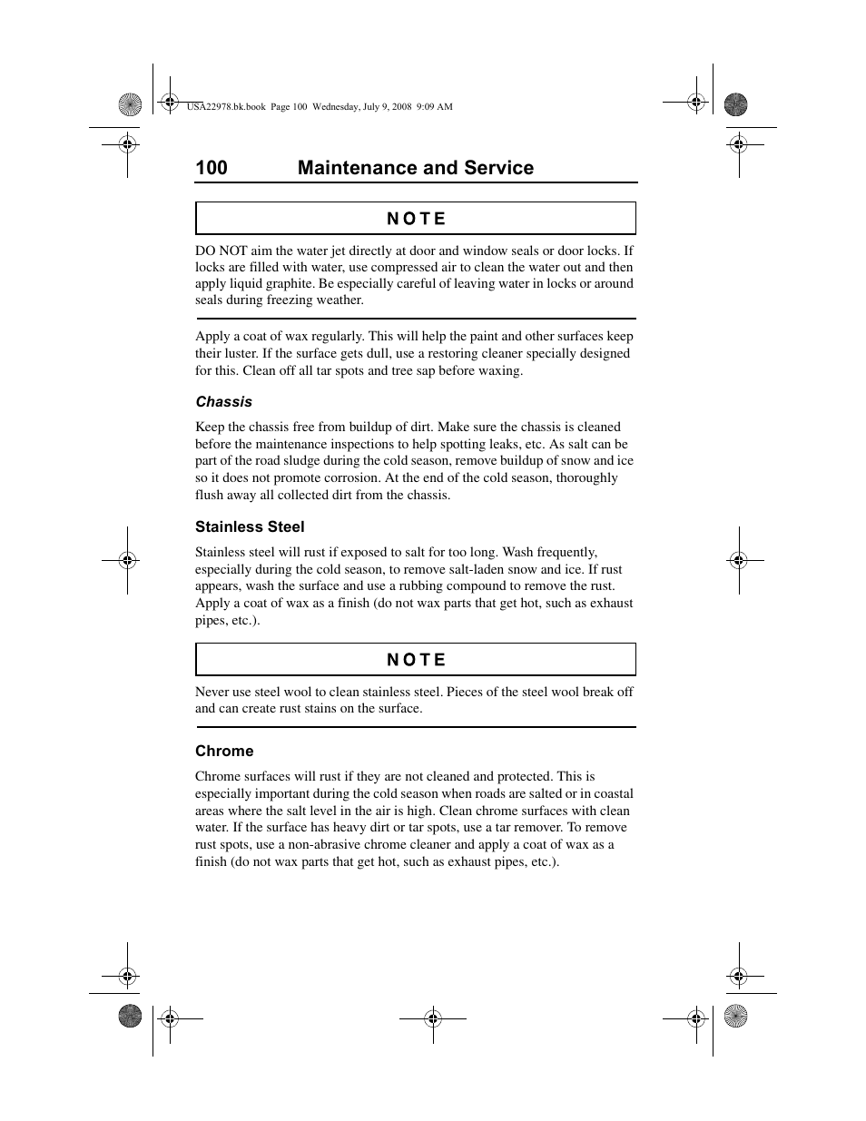 100 maintenance and service | Volvo D11F User Manual | Page 104 / 132