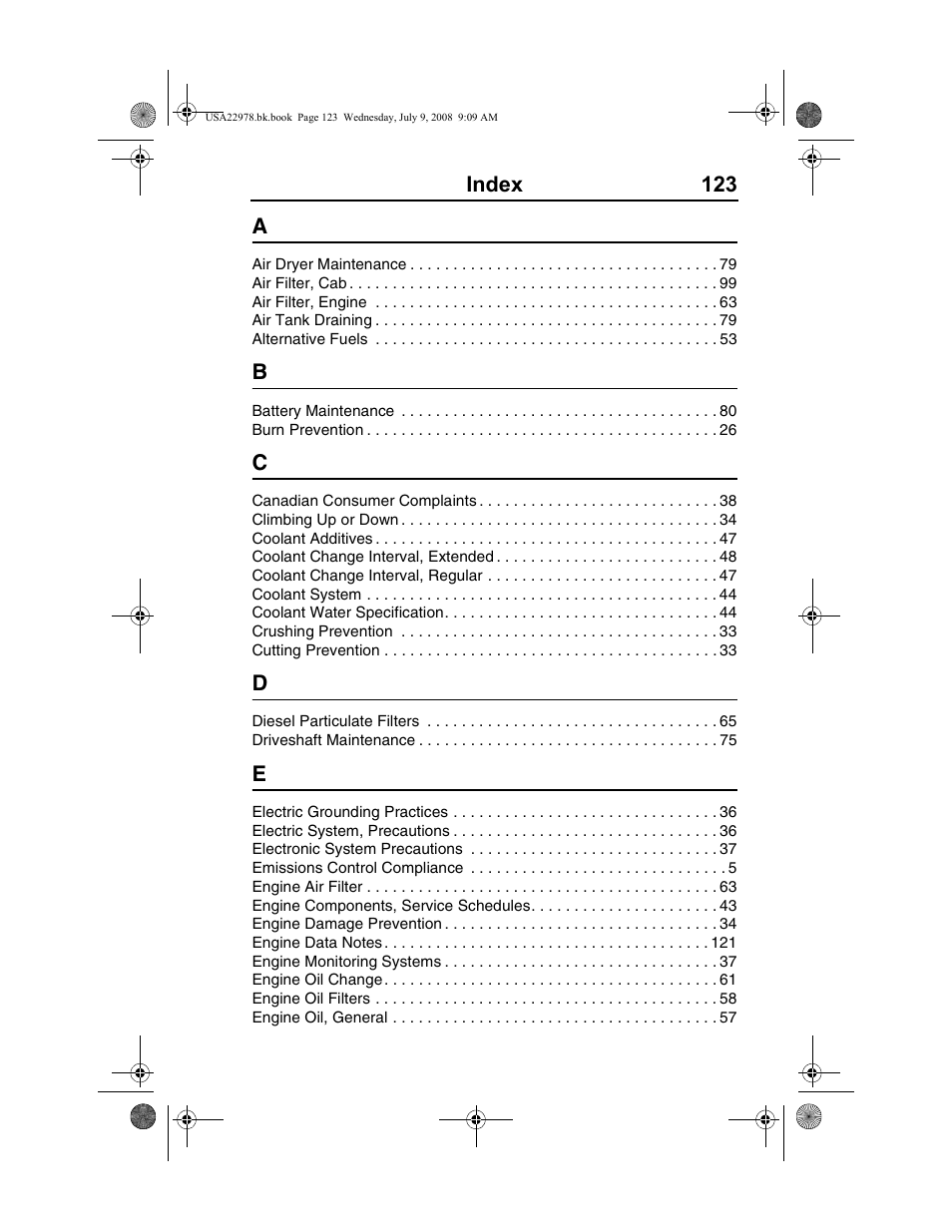 Volvo D11F User Manual | Page 127 / 132