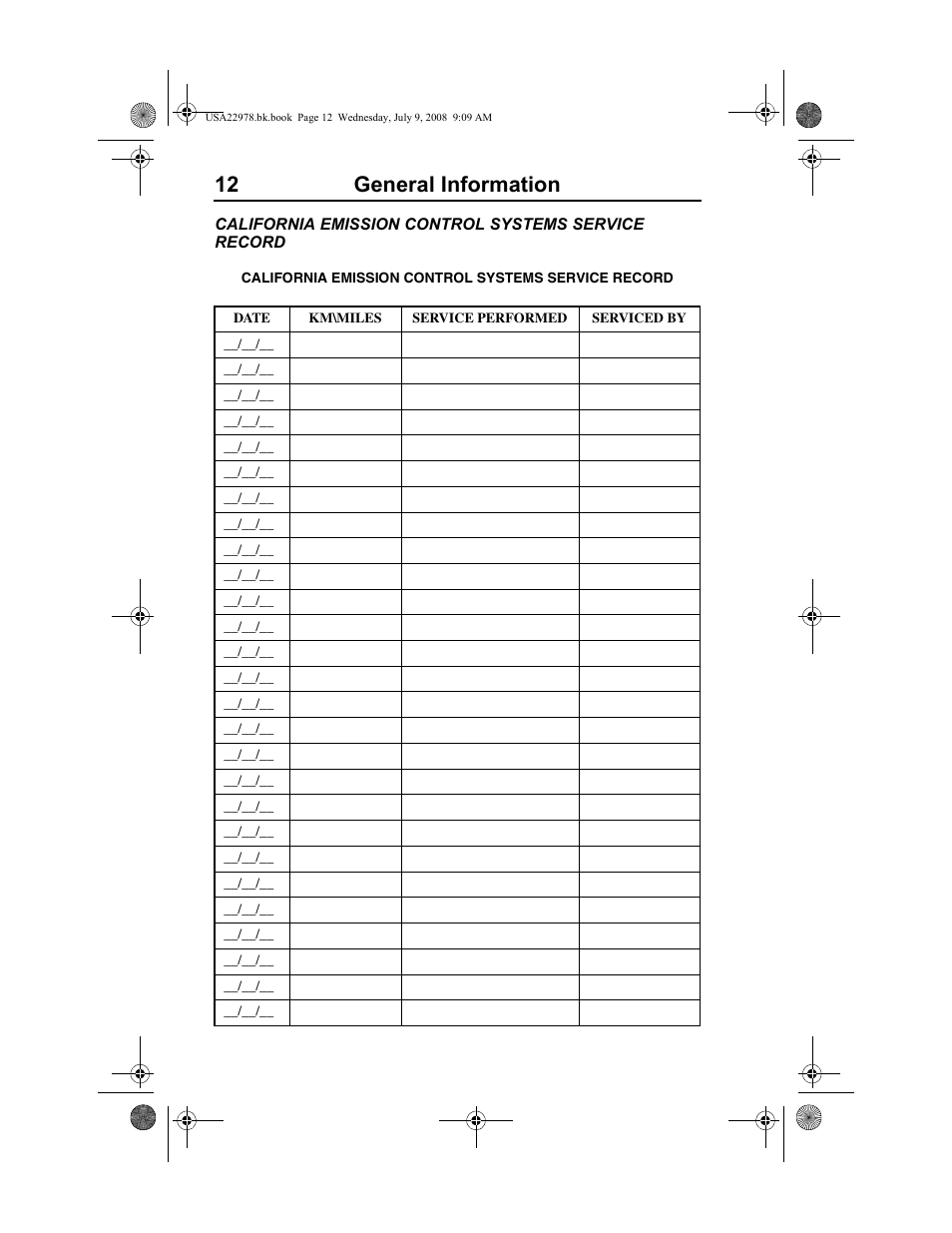12 general information | Volvo D11F User Manual | Page 16 / 132