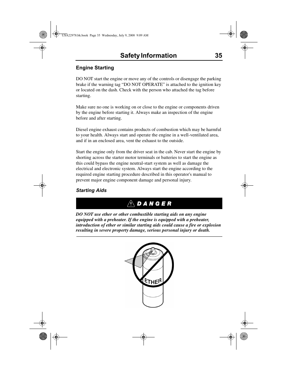 Safety information 35 | Volvo D11F User Manual | Page 39 / 132