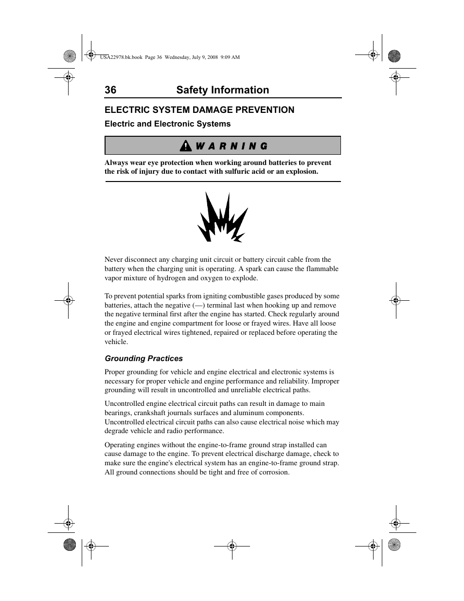 36 safety information | Volvo D11F User Manual | Page 40 / 132