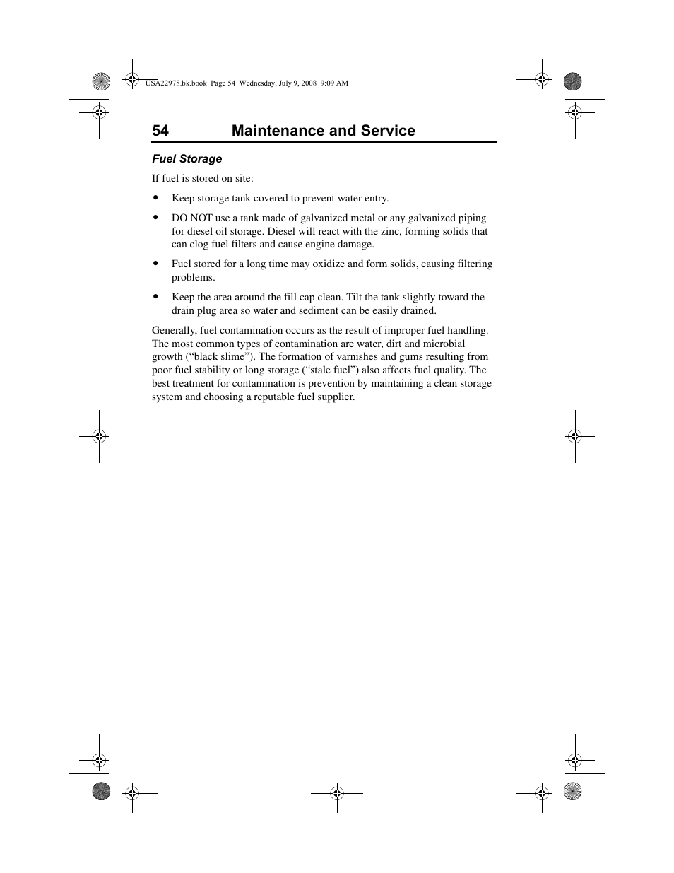 54 maintenance and service | Volvo D11F User Manual | Page 58 / 132