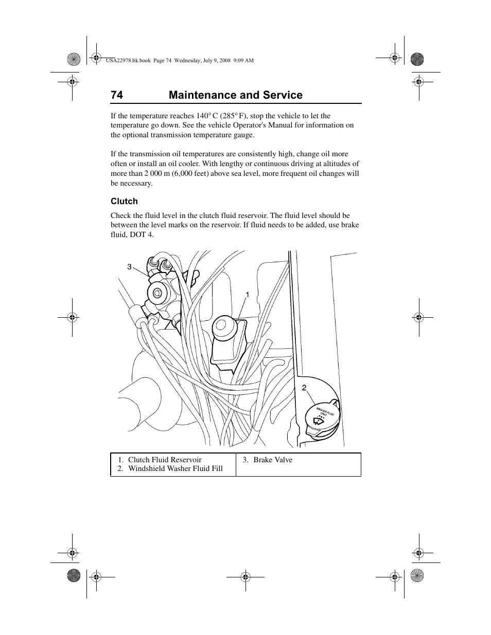 74 maintenance and service | Volvo D11F User Manual | Page 78 / 132