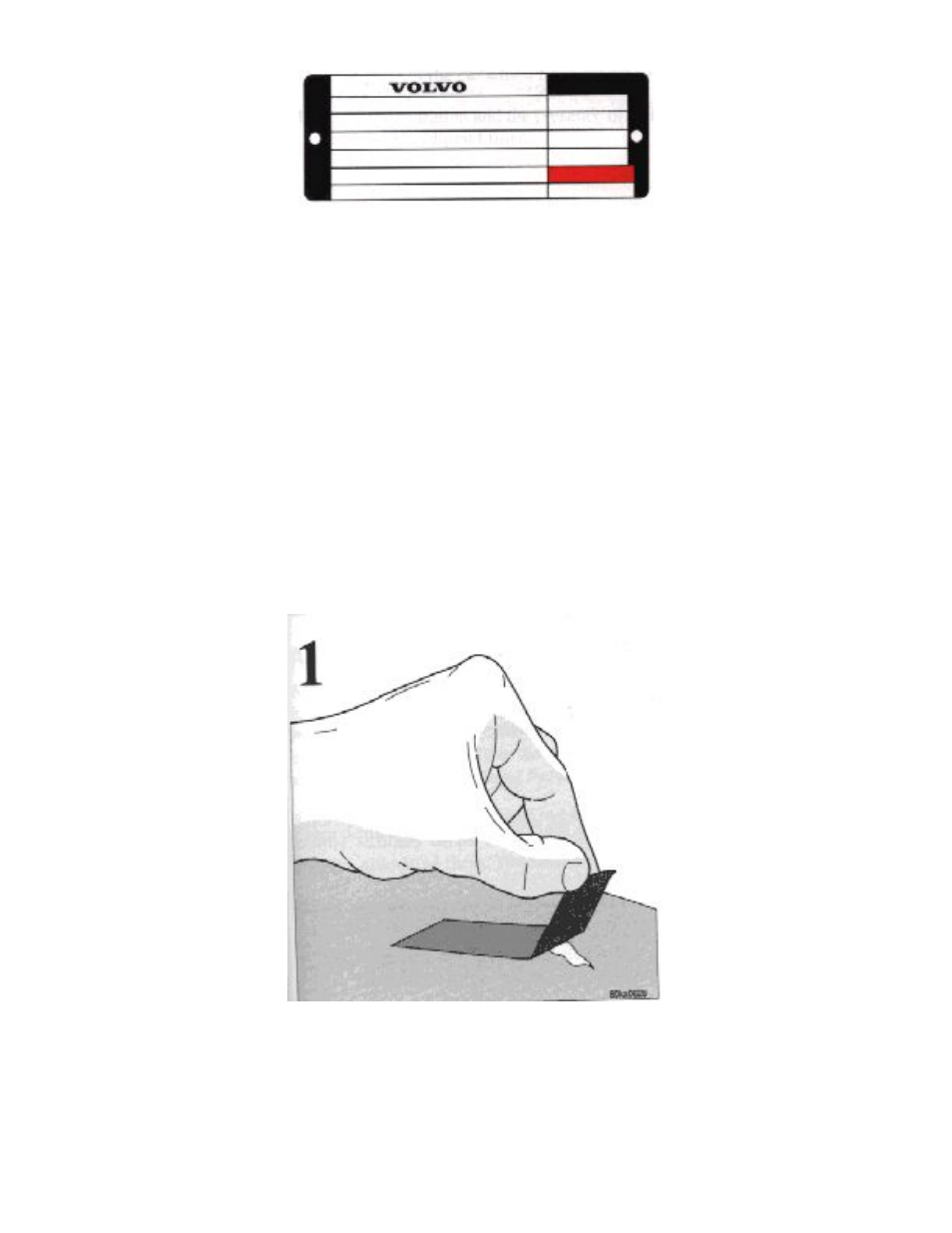 Minor stone chips and scratches material, Primer - can, Paint - touch-up bottle | Masking tape | Volvo 940 User Manual | Page 161 / 204