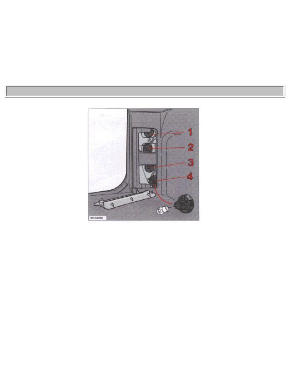 Turn off the lights, Remove the cover with a screw driver, Turn the bulb holder clockwise | Check that the bulb lights | Volvo 960 User Manual | Page 189 / 254