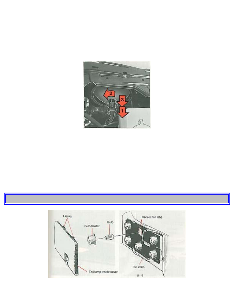 Pg. 75 replacing bulbs | Volvo 240 User Manual | Page 82 / 126