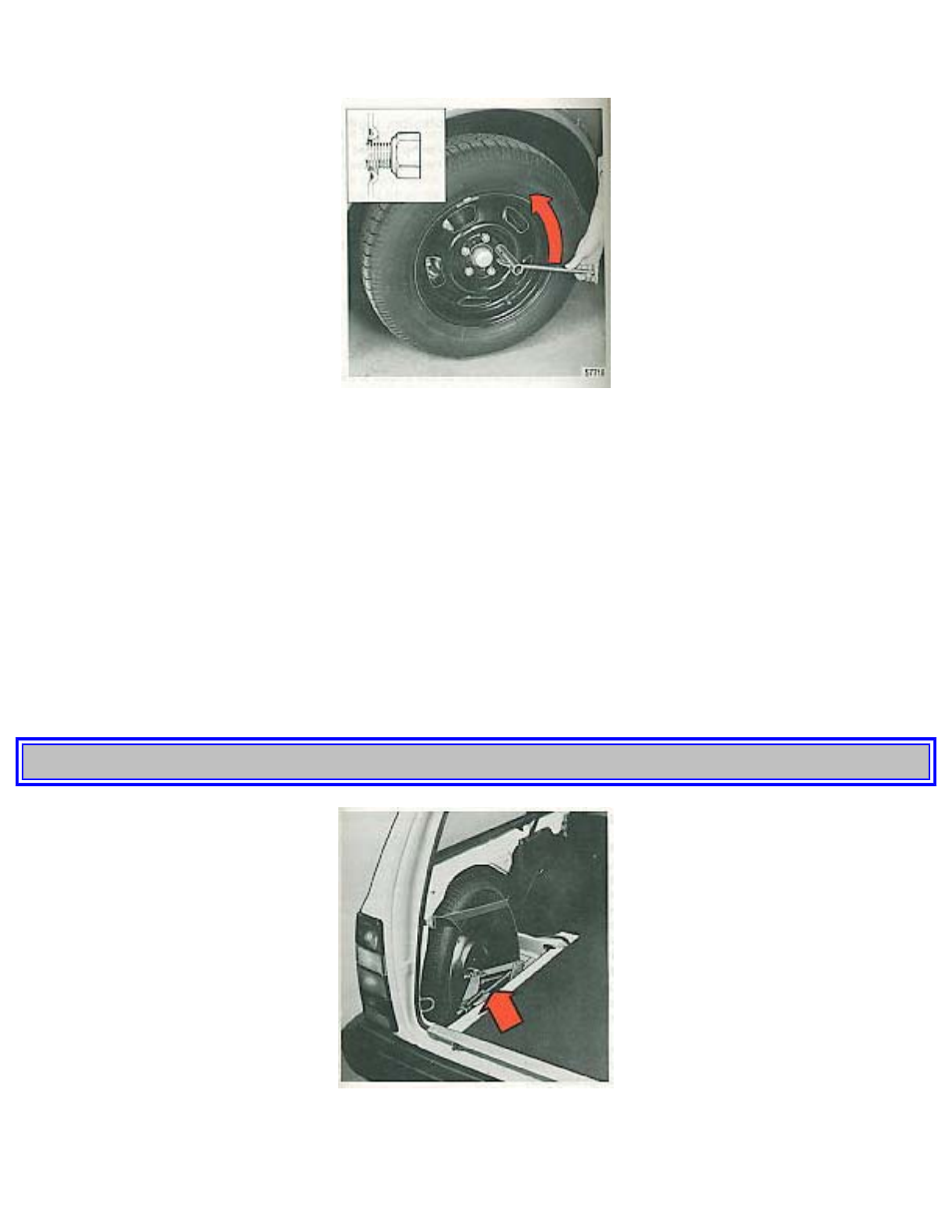 Pg. 83 wheel changing | Volvo 240 User Manual | Page 93 / 126