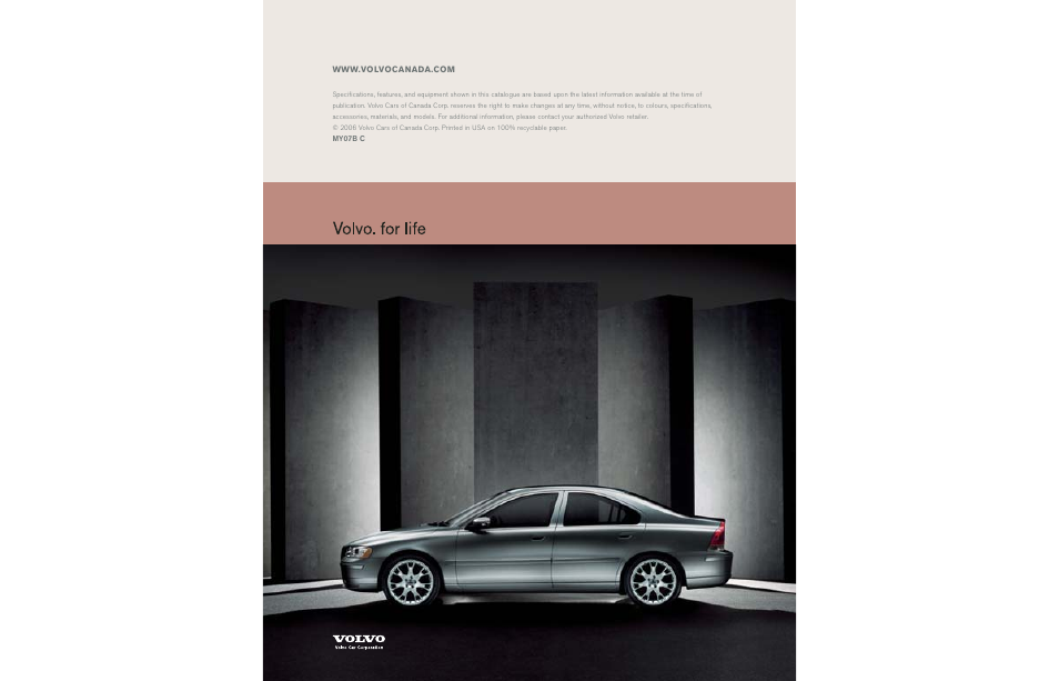 Volvo S60 User Manual | Page 44 / 44